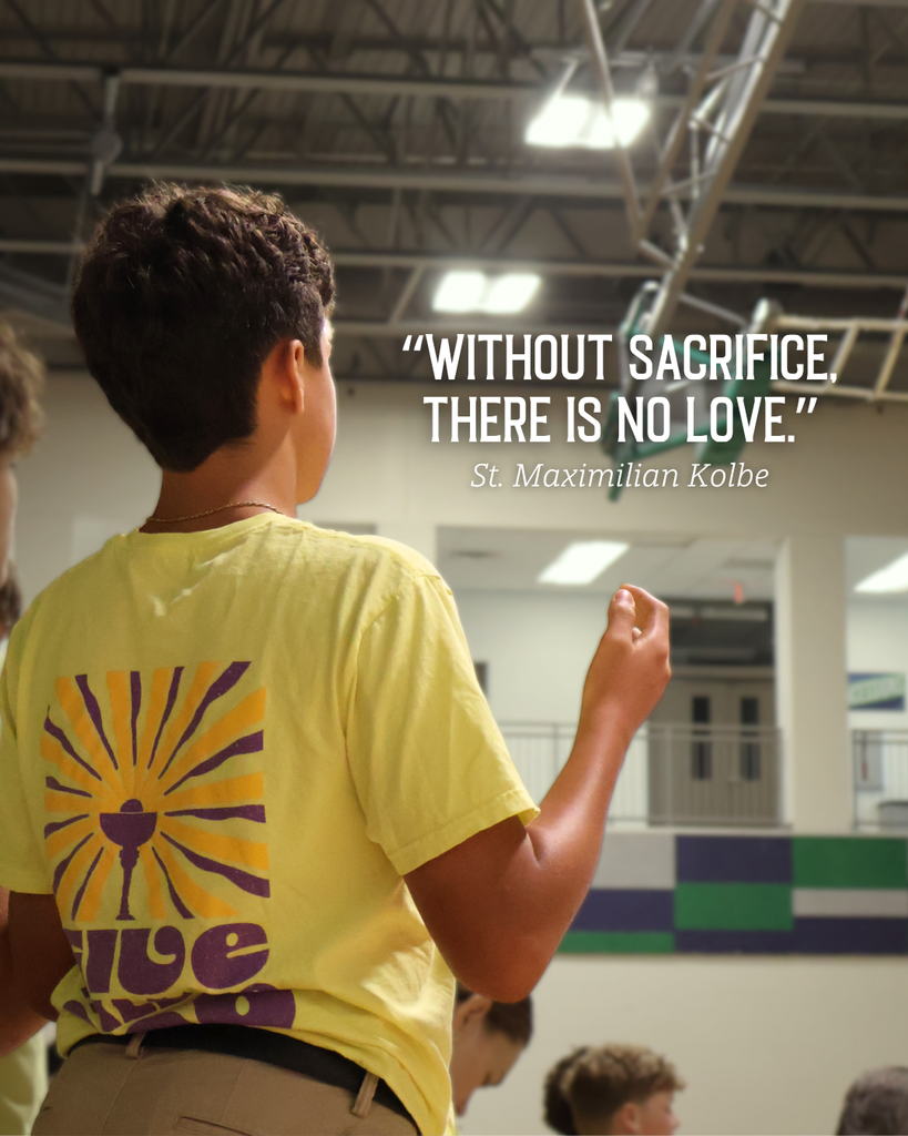 Kolbe quote over a photo of a boy.