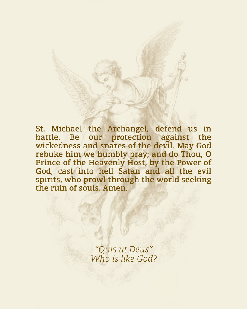 St. Michael prayer