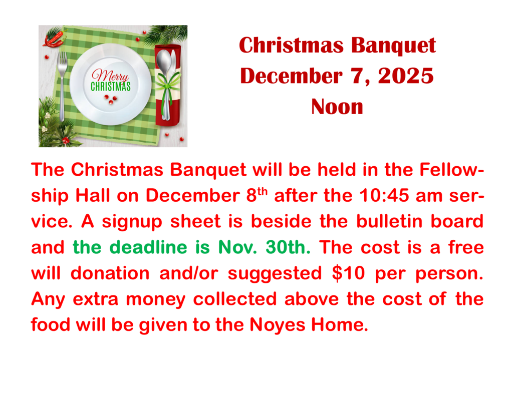 Christmas Banquet