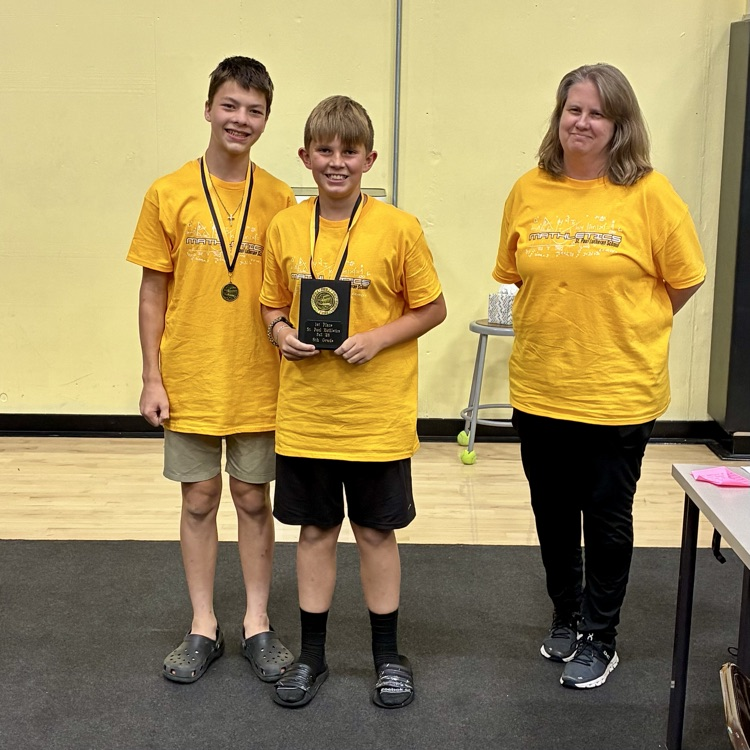 1st place for 8th grade division