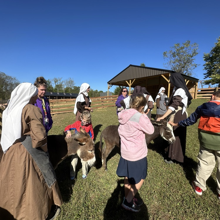 visiting the farm