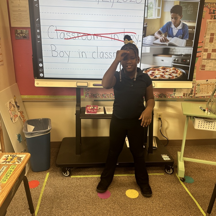 boy in classroom sentence