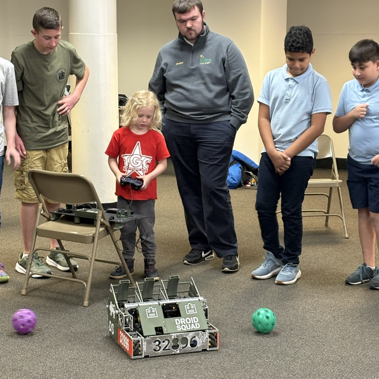 driving the robot to pick up balls and shoot them 