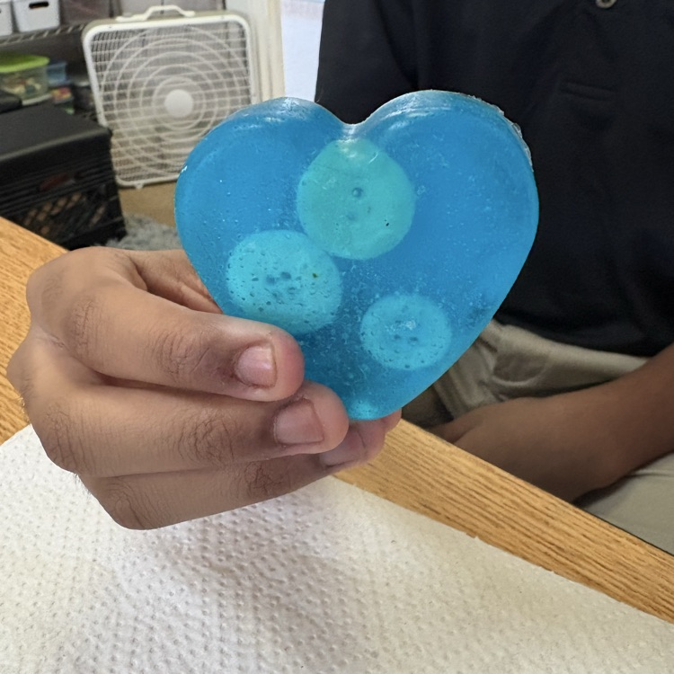 making soap