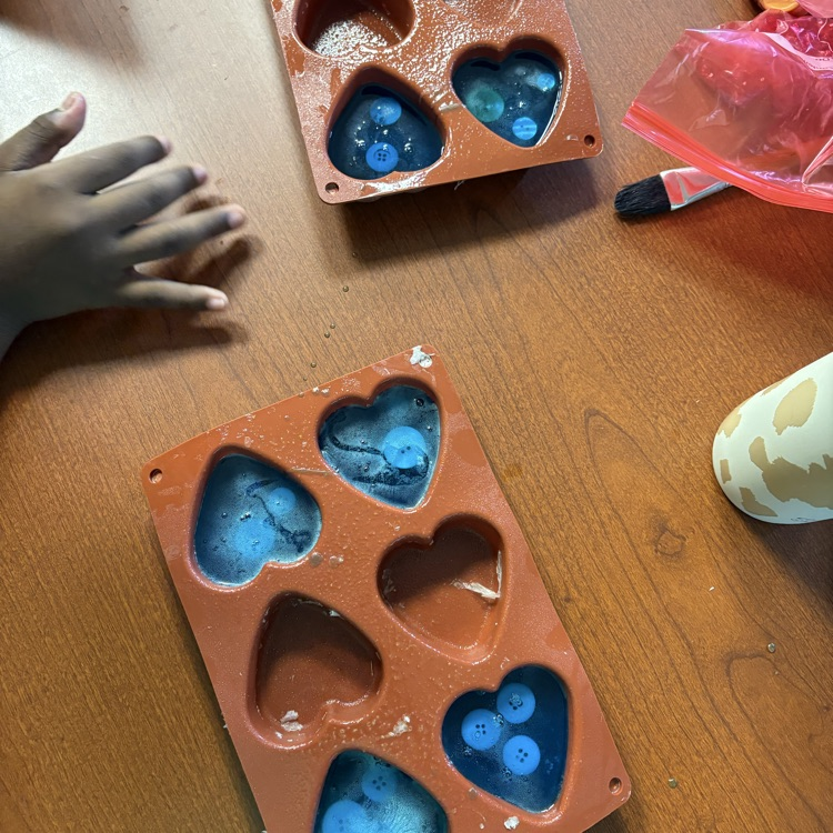 making soap