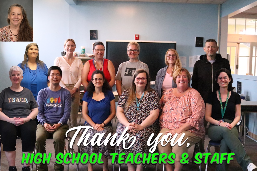 thank you high school teachers and staff