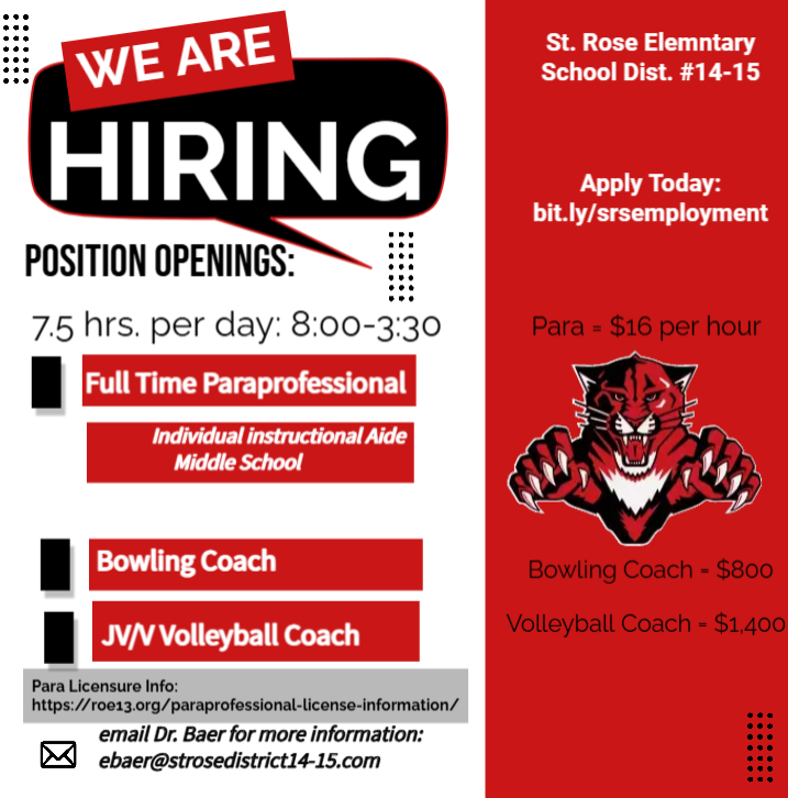 Open positions