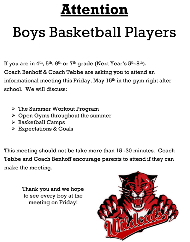 4th - 8th Grade Basketball Players