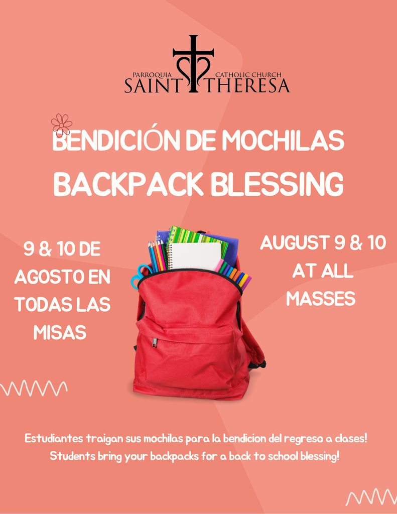 backpack blessing