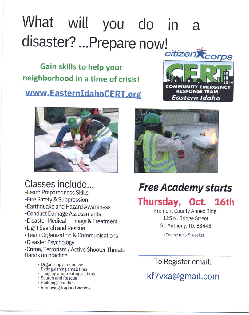 2025 CERT Training