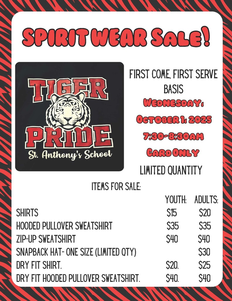 Spirit Wear Sale!