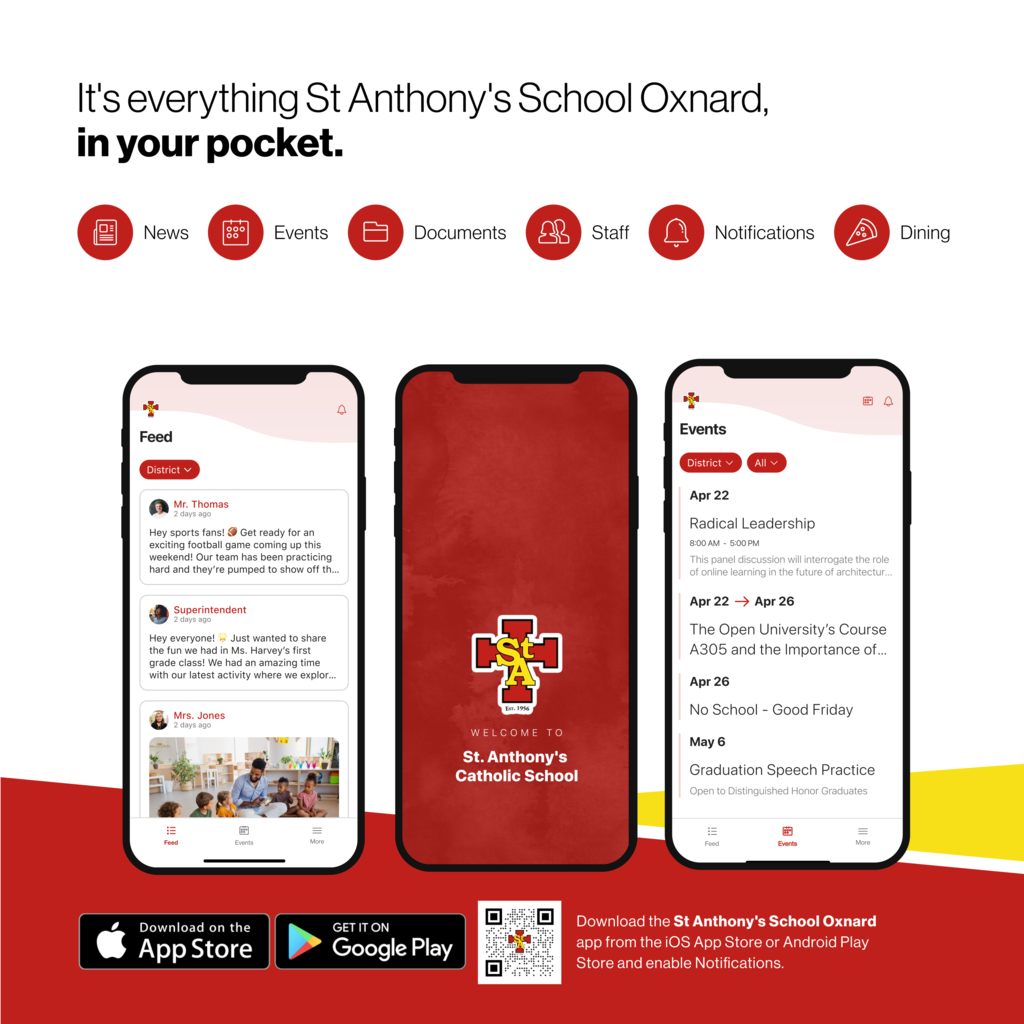 New App! Please contact school for more information!
