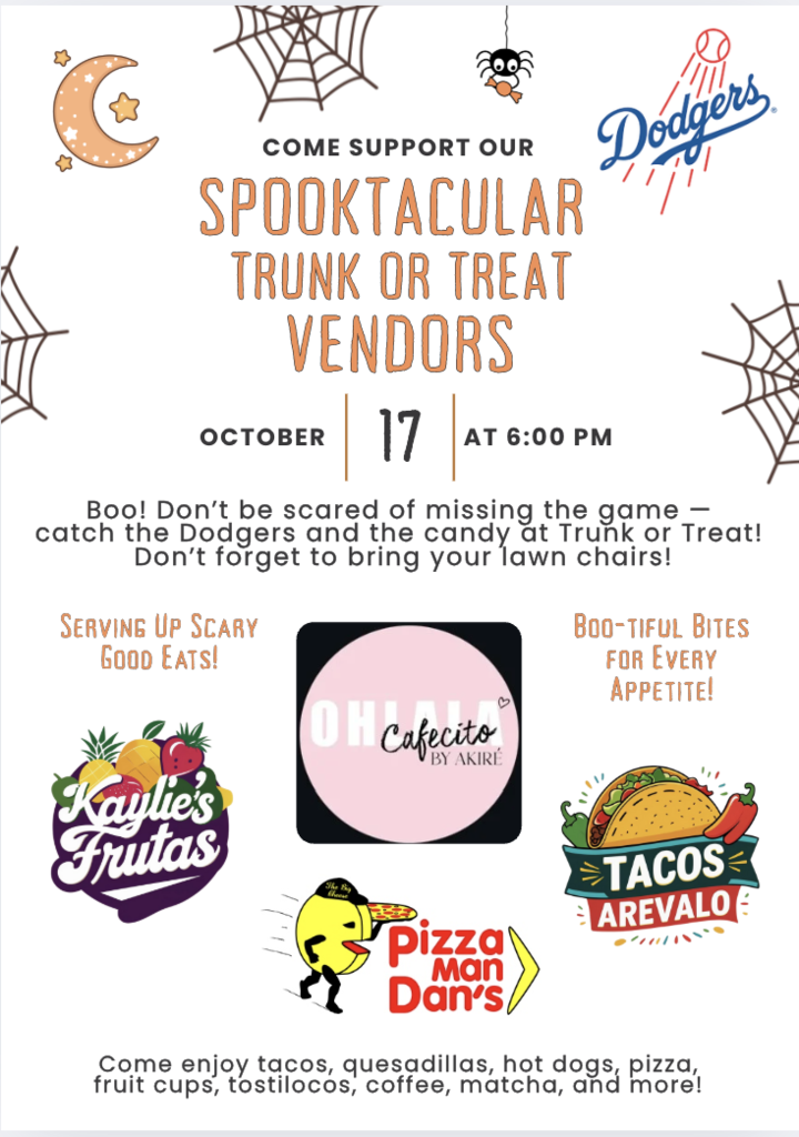 vendors at our trunk or treat