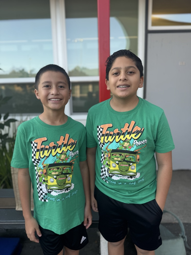 Red Ribbon: Twin day because we are stronger together!