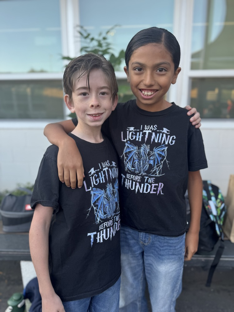 Red Ribbon: Twin day because we are stronger together!