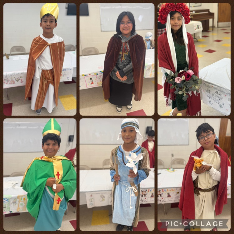 5th grade Saints Wax Museum