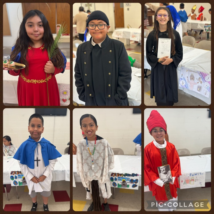 5th grade Saints Wax Museum