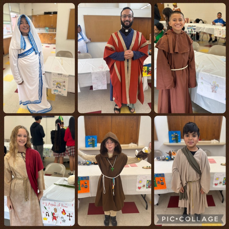 5th grade Saints Wax Museum
