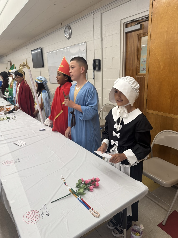 5th grade Saints Wax Museum
