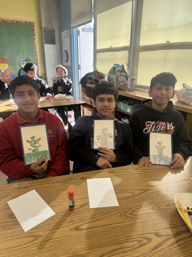 In yesterday’s @arttrekinc, our students learned about Egyptian papyrus and then illustrated their own papyrus.