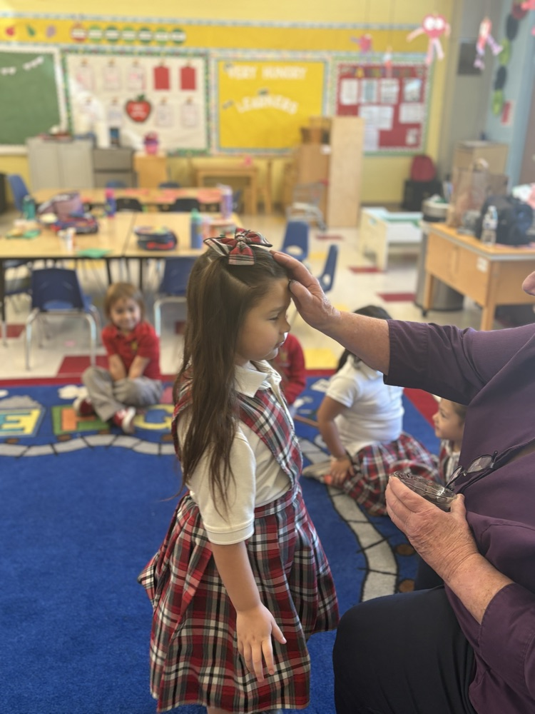 Today, our littlest Tigers honored a solemn tradition by receiving their Ashes, marking a beautiful and reflective start to their Lenten journey.