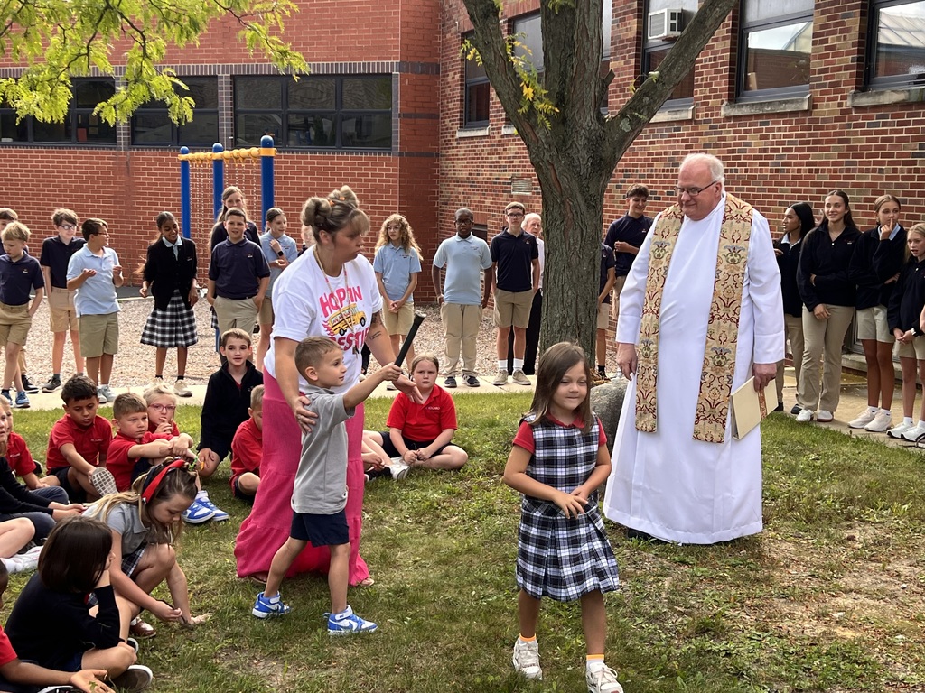 Kindergarten with holy water