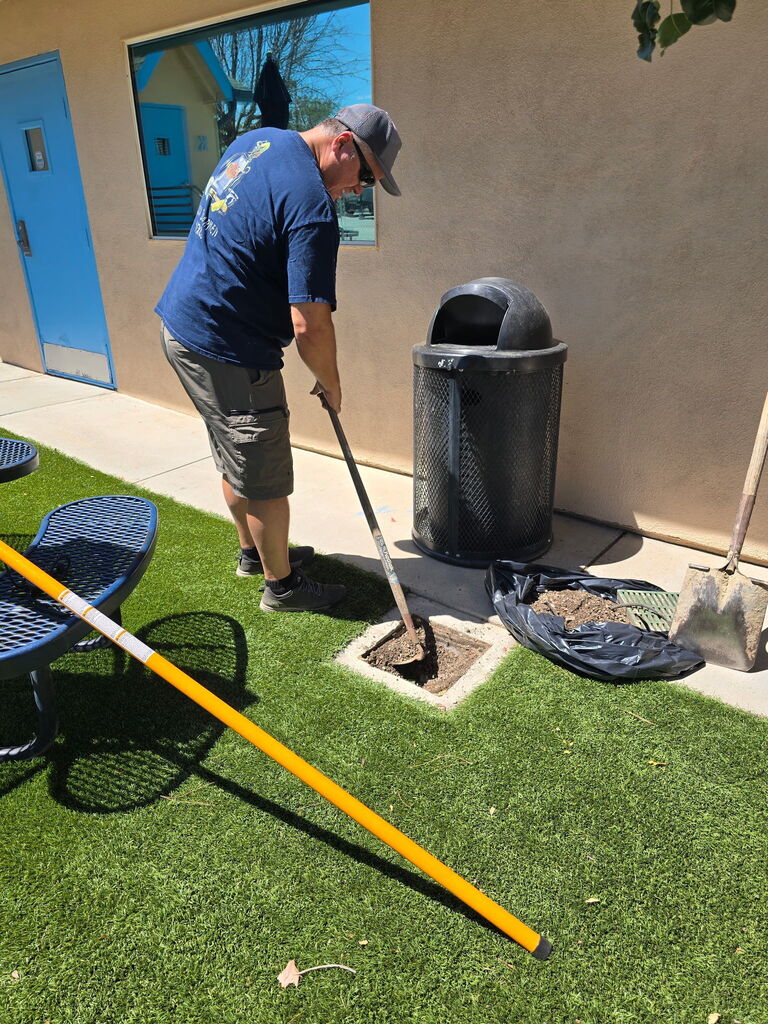 clean up