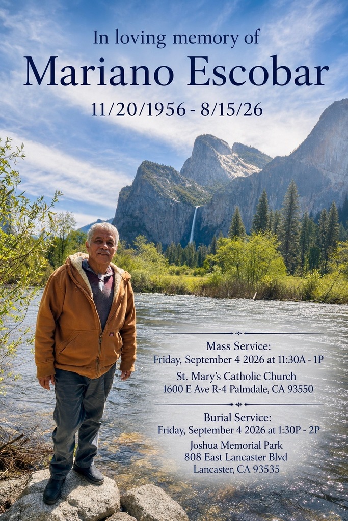 in memory of m. escobar