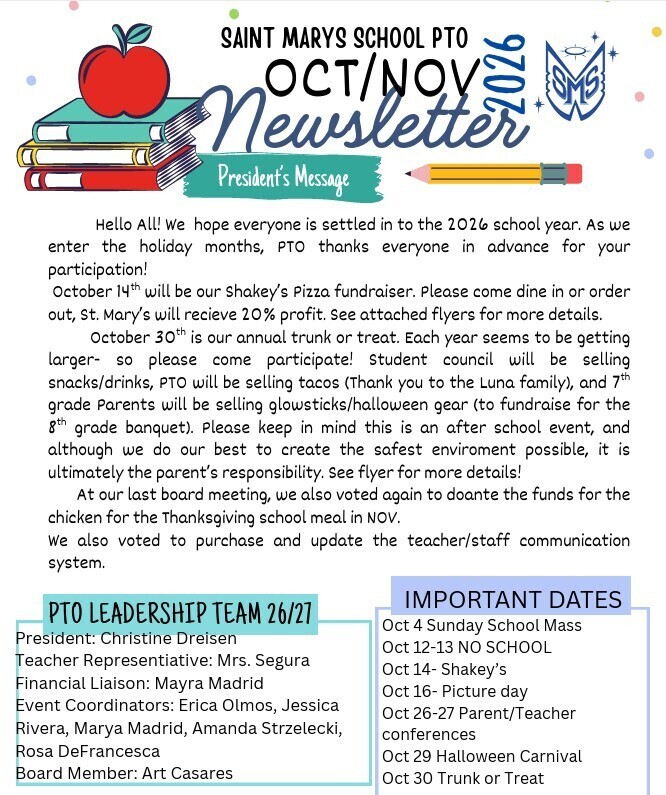 PTO Newsletter