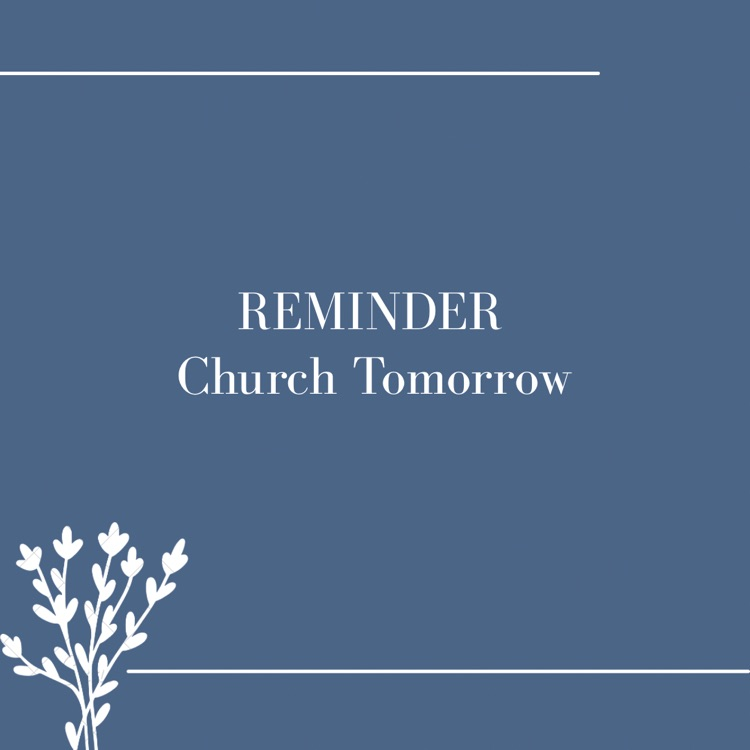 Reminder!