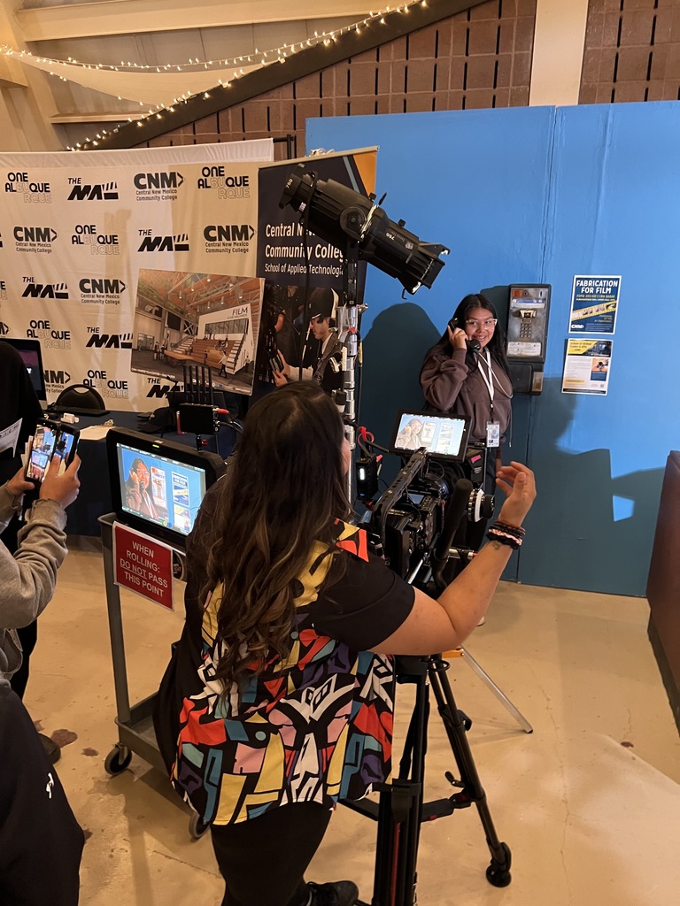 Student getting their picture taken