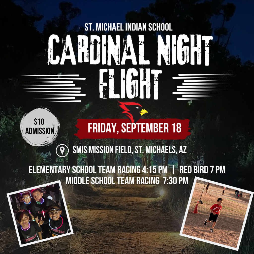 Cardinal Night Flight Happening this friday sep 18 at 4 pm