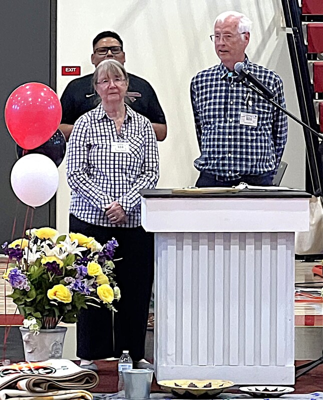 Special guests Don and Denise