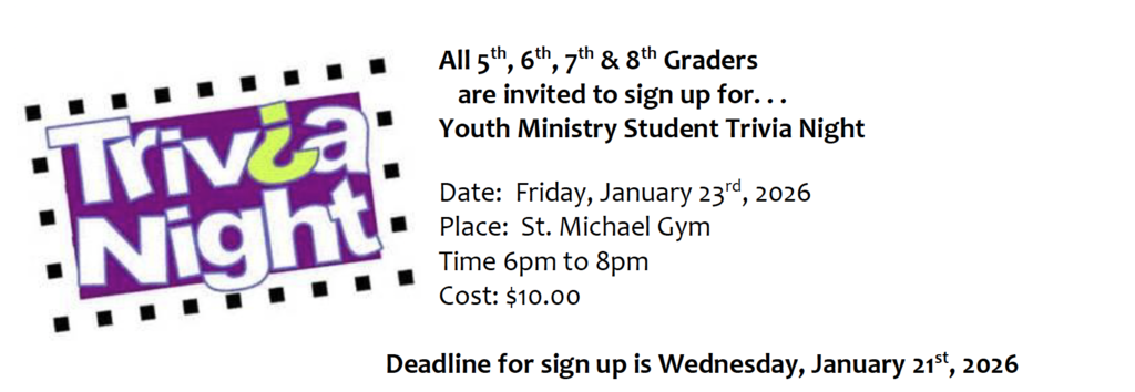 Youth Ministry Trivia Night