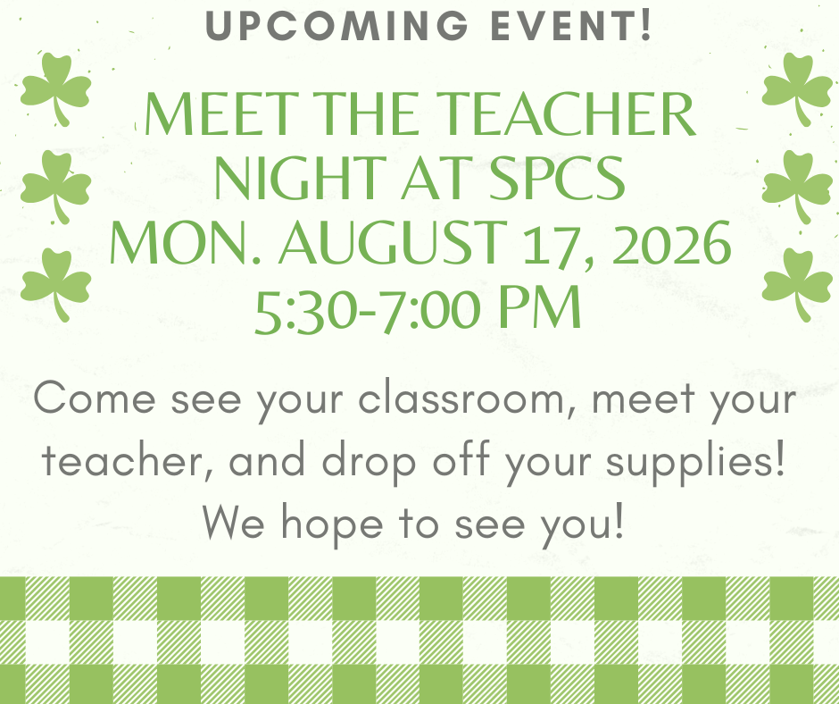 Meet the Teacher night invite