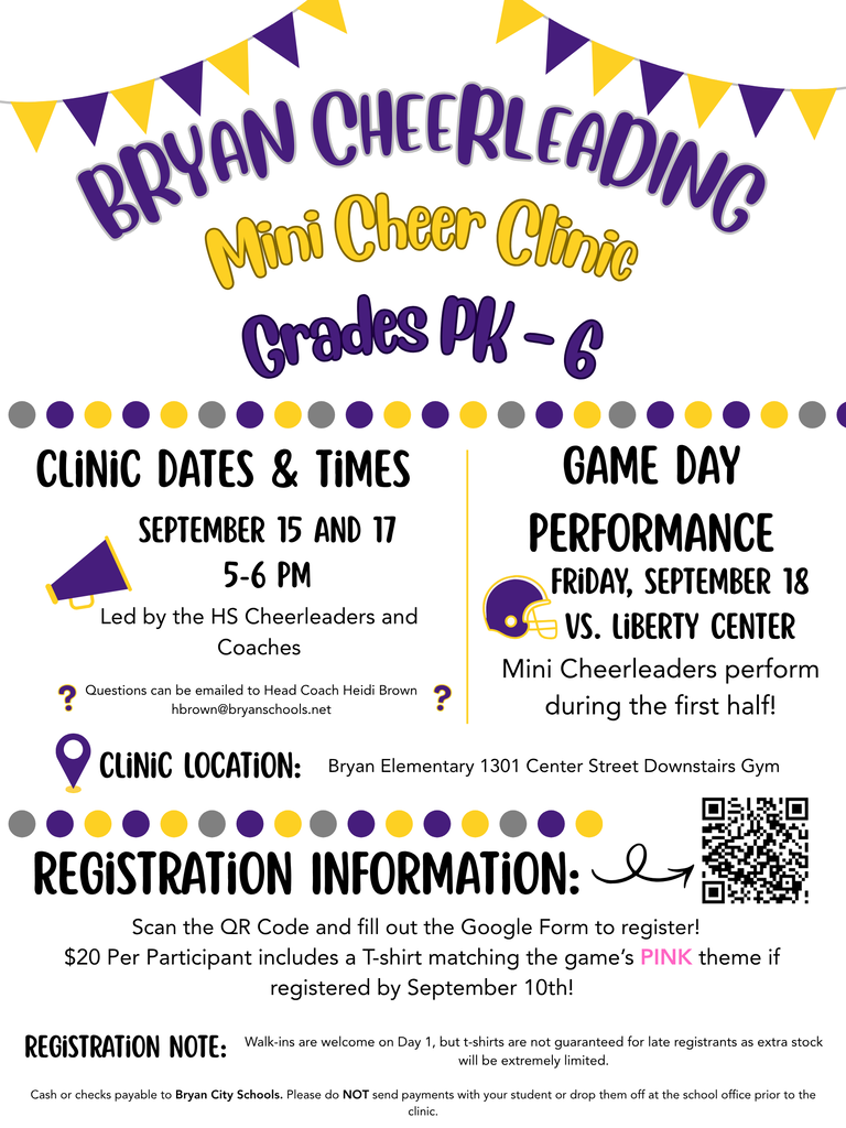 Bryan Mini-Cheer Flyer