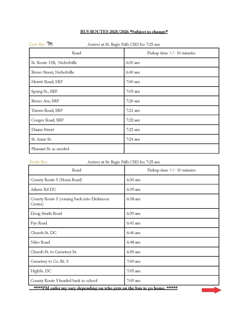 Bus Routes