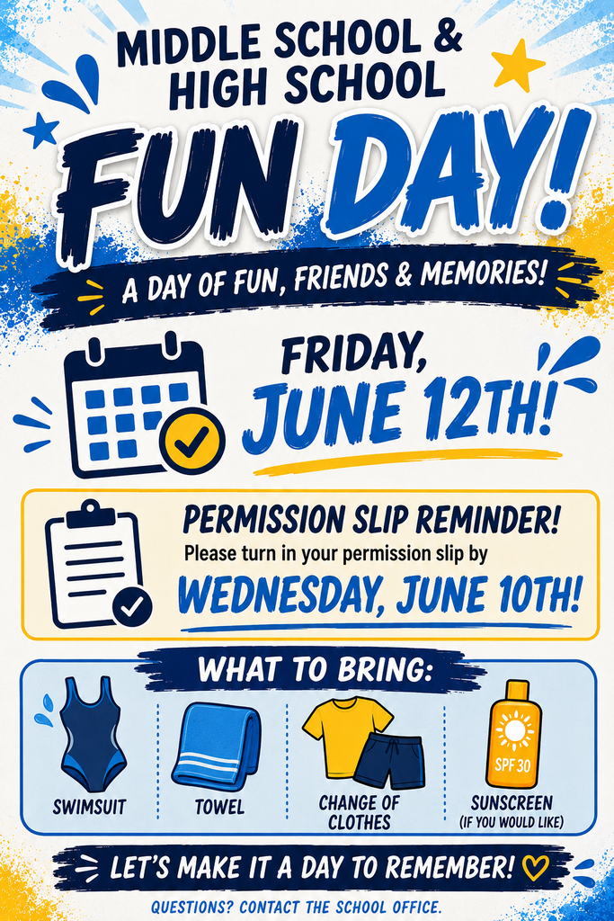 flyer informing parents of fun day