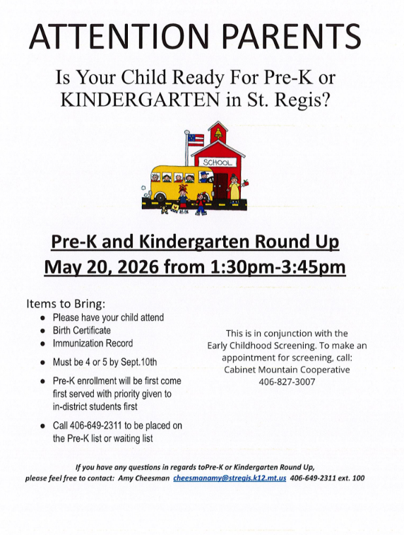 Pre-K and Kindergarten Round-Up