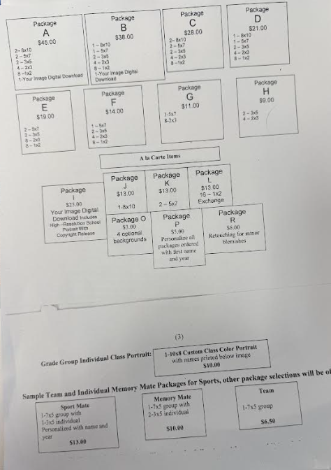 Picture Prices