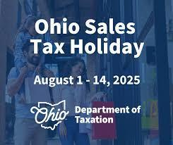 Sales tax holiday ad for Ohio