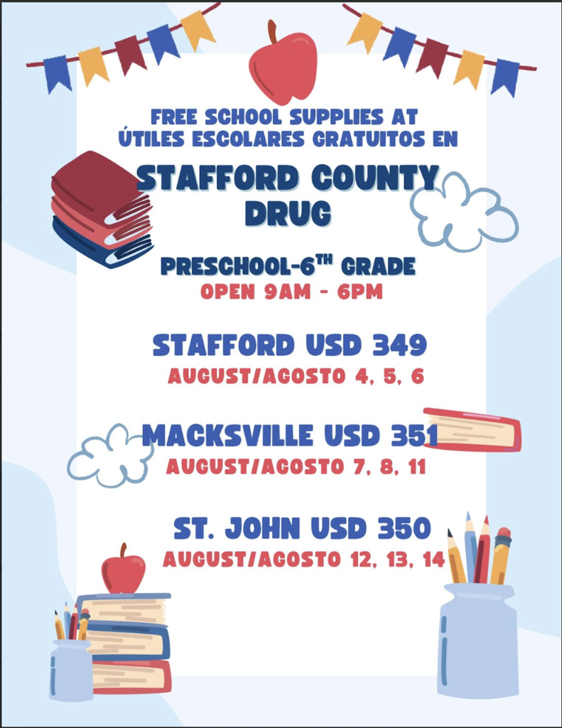 School Supply Giveaway.