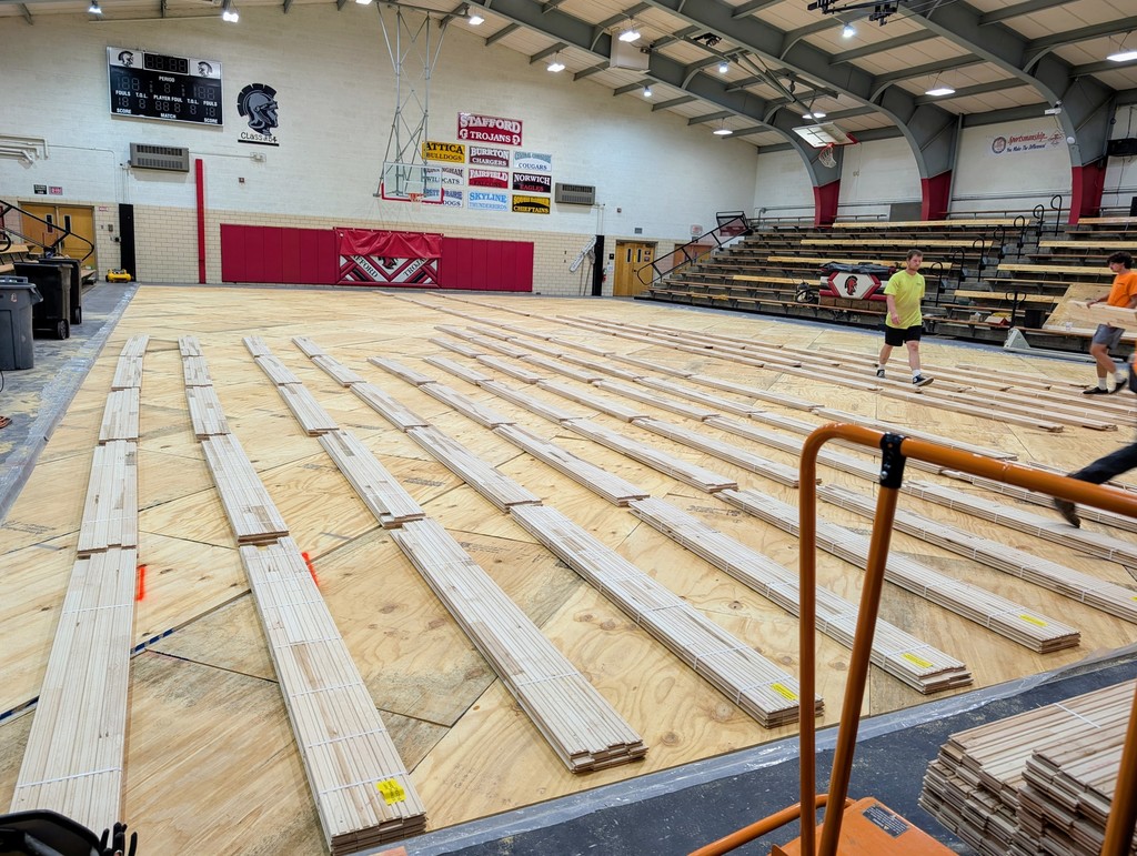 Progress on the gym floor