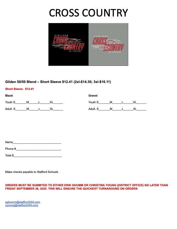 XC Shirts