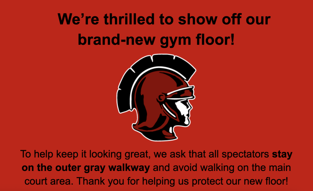 Gym floor request
