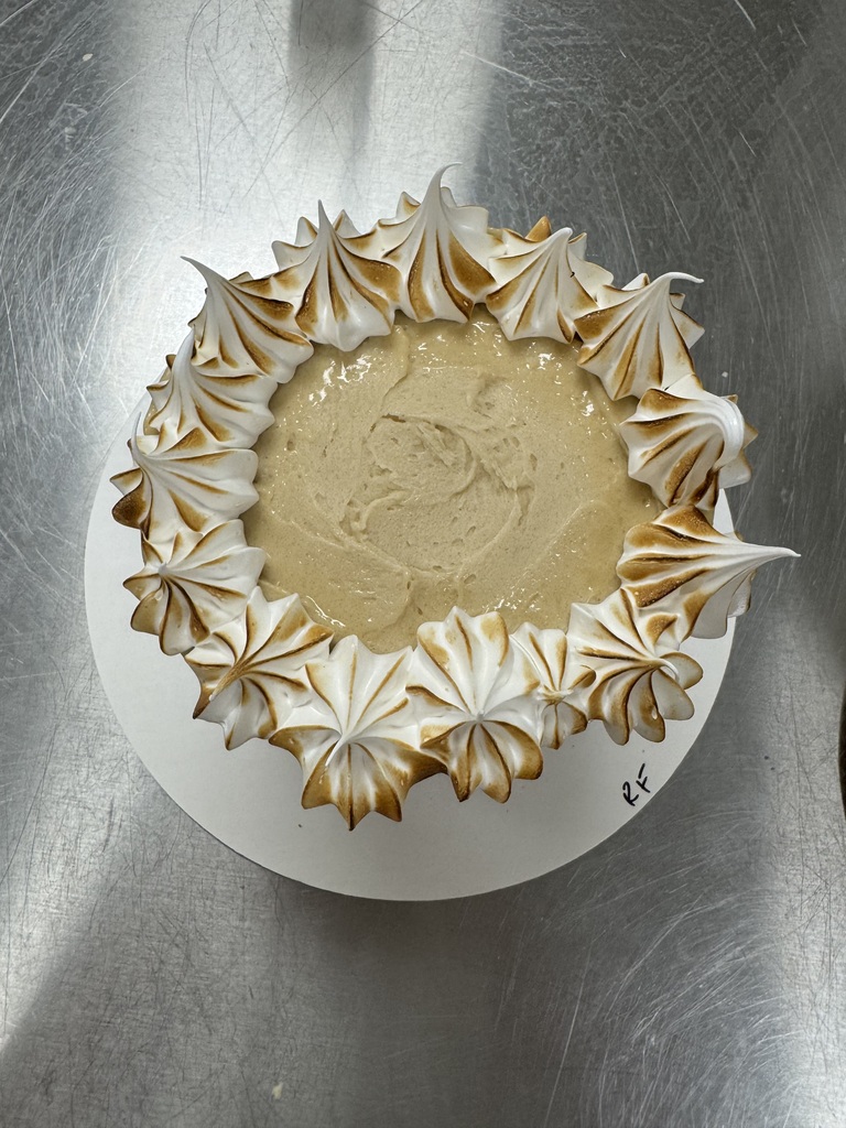 Pumpkin Pie Layer Cake with Marshmallow Meringue