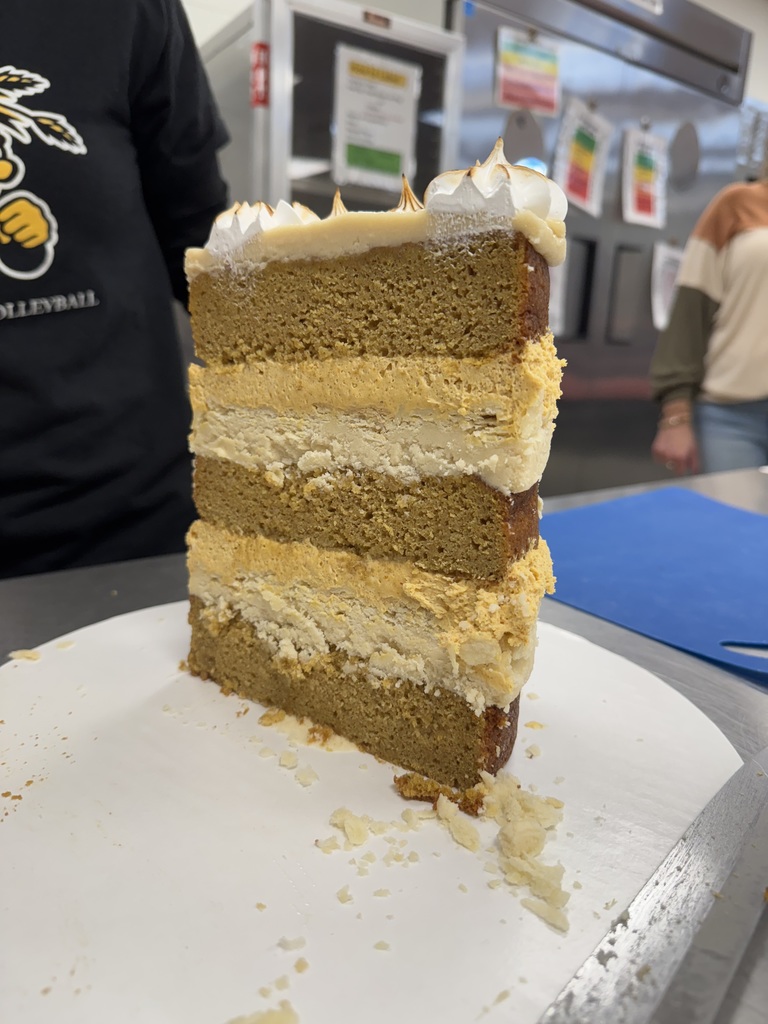 Pumpkin Pie Layer Cake with Marshmallow Meringue