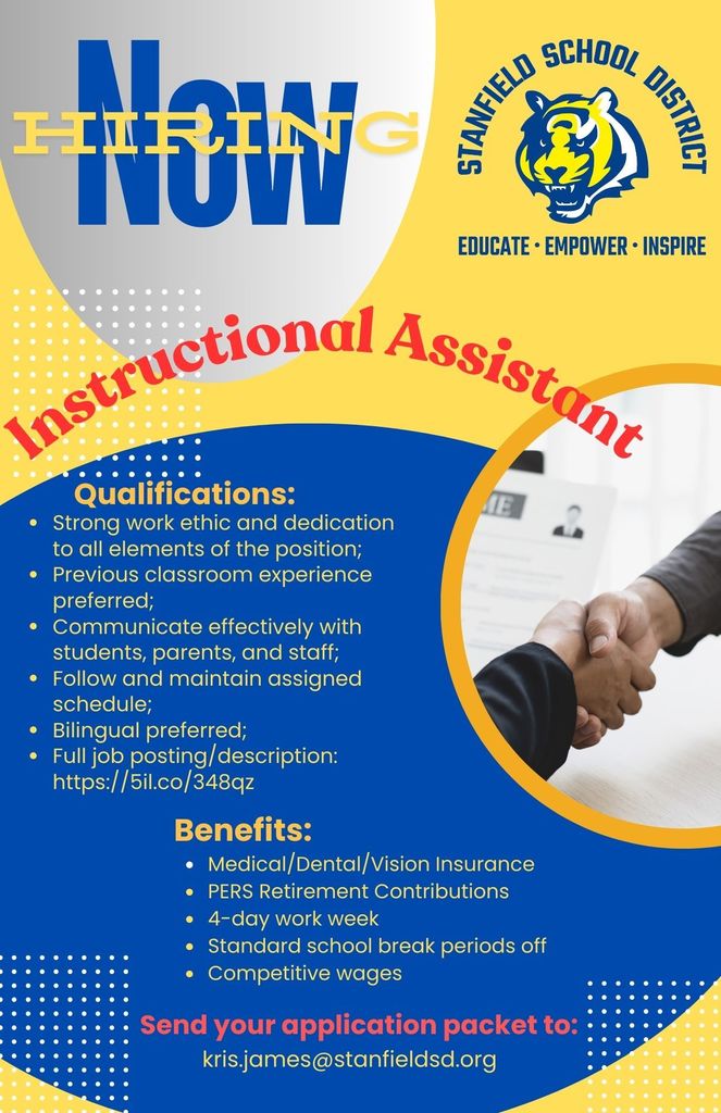 Hiring Instructional Assistant