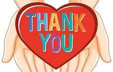 A heart that says "thank you" held in two open hands.