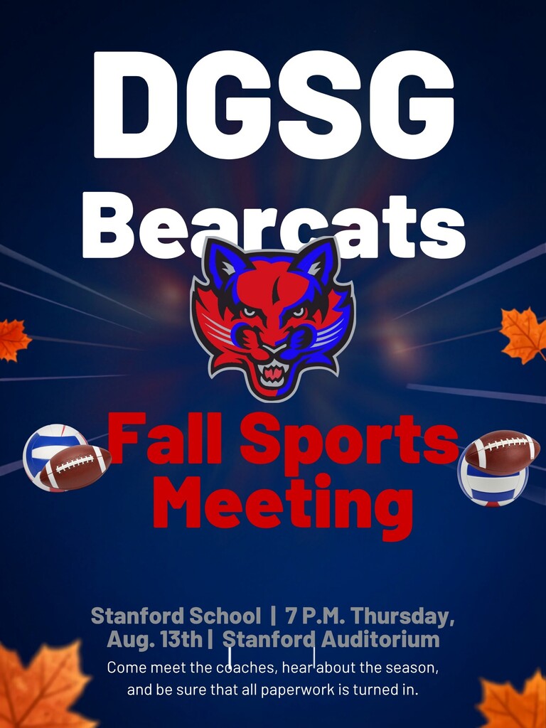 2026 DGSG Fall Sports